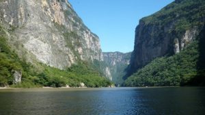 Il Canyon del Sumidero, Chiapas, Dalle coste verso nord